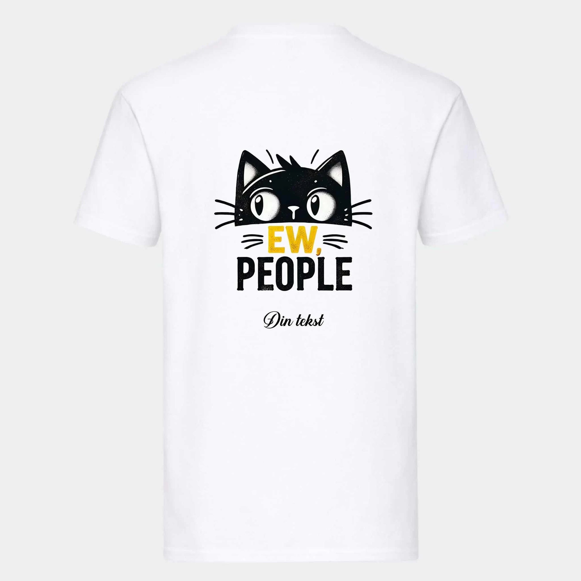 T-shirt med sjove katte Customizer TeeInBlue