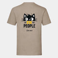 T-shirt med sjove katte Customizer TeeInBlue