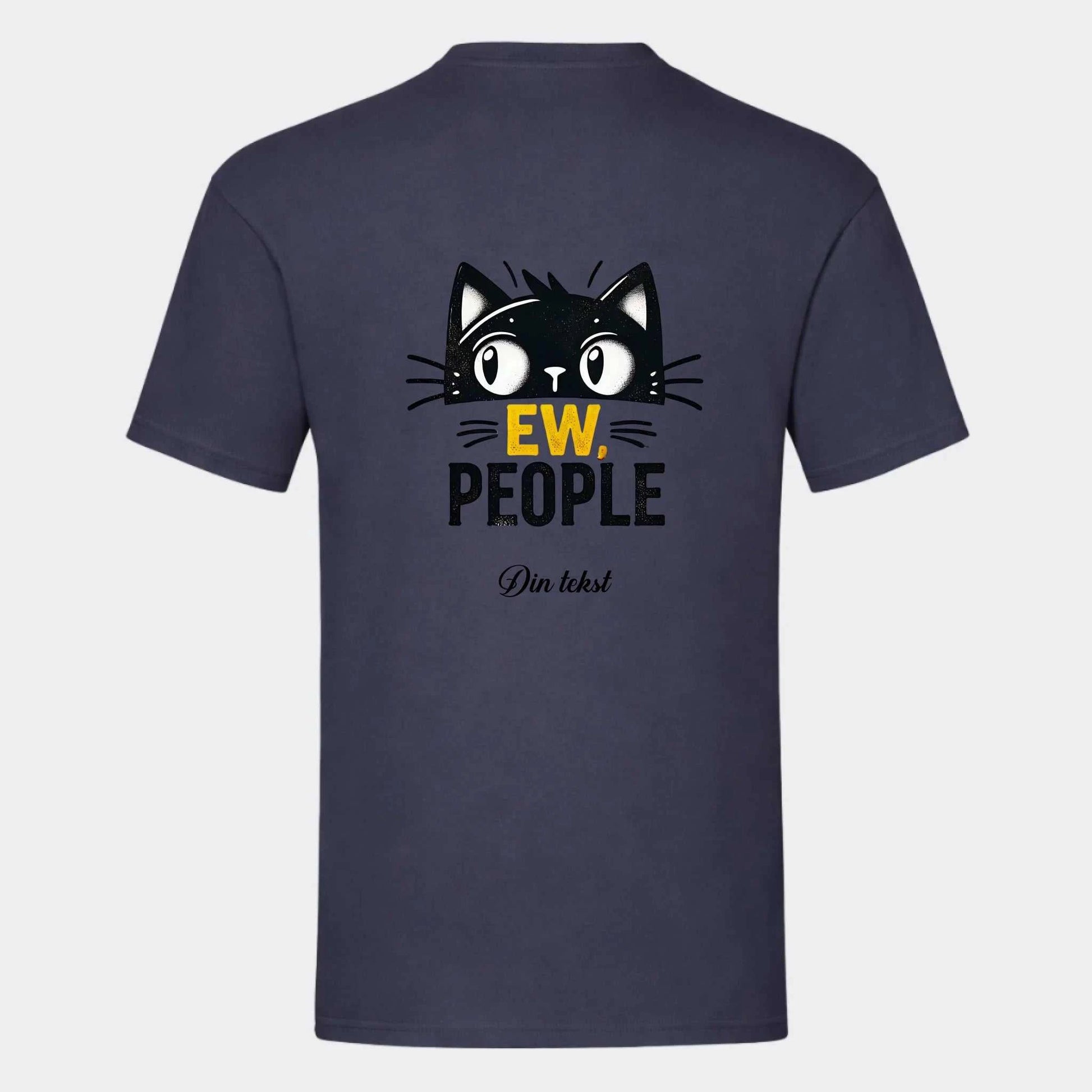 T-shirt med sjove katte Customizer TeeInBlue