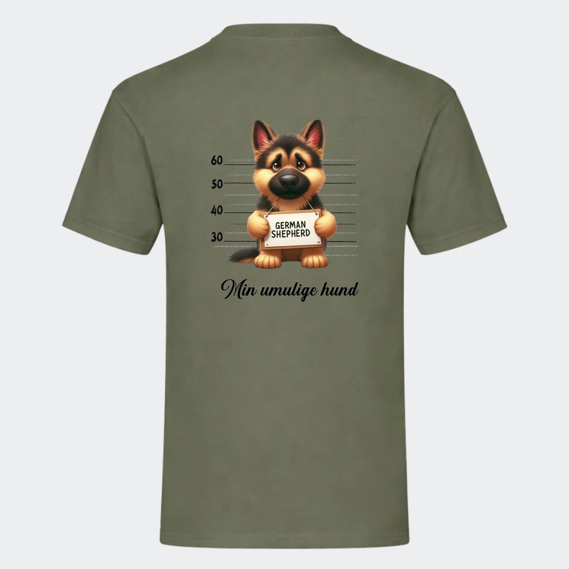 T-shirt-hundehvalpe Customizer TeeInBlue