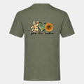 T-shirt til voksne - Peace, love, sunshine Customizer TeeInBlue