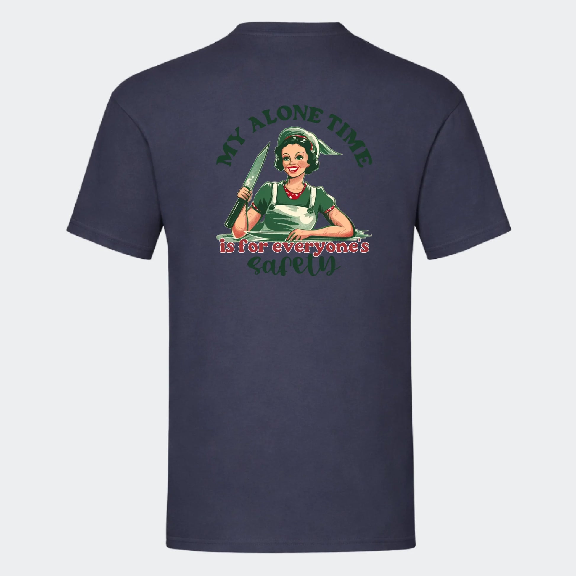 T-shirt - Retro hustru citater Customizer TeeInBlue