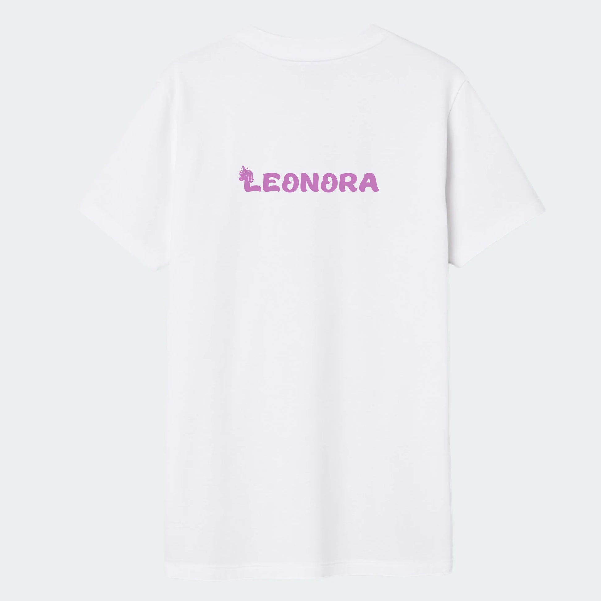 T-shirt til børn - Unicorn skrift Customizer TeeInBlue