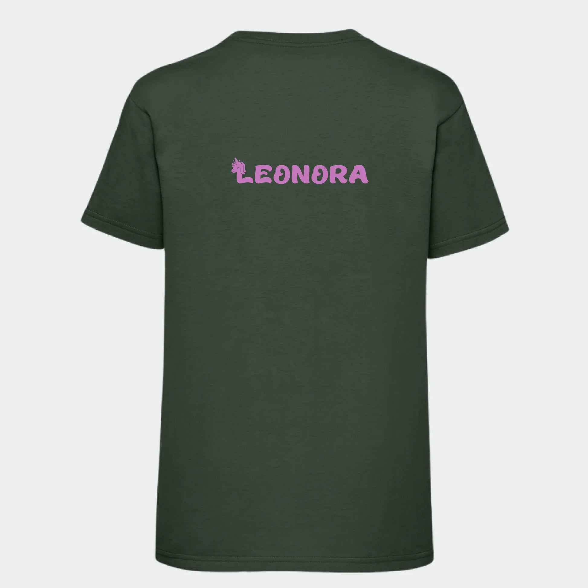 T-shirt til børn - Unicorn skrift Customizer TeeInBlue