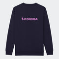Sweatshirt til junior - Unicorn skrift Customizer TeeInBlue