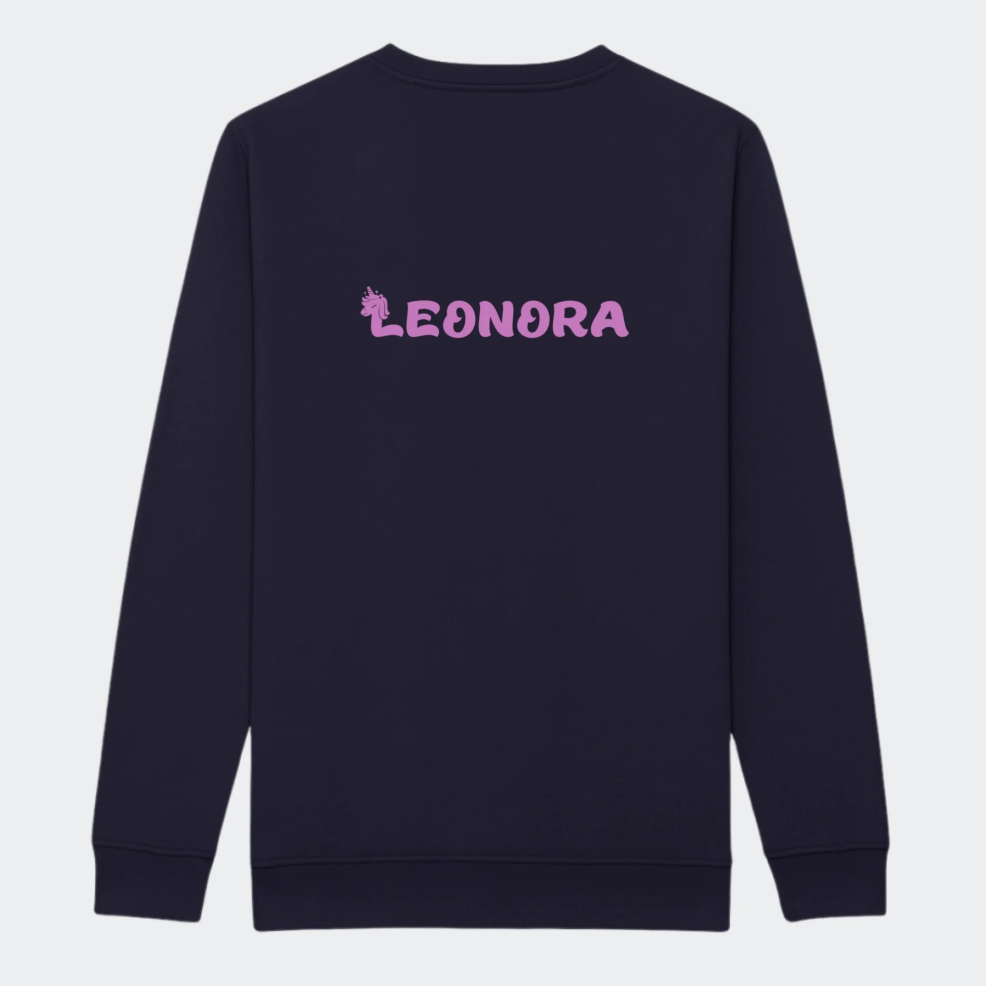 Sweatshirt til junior - Unicorn skrift Customizer TeeInBlue