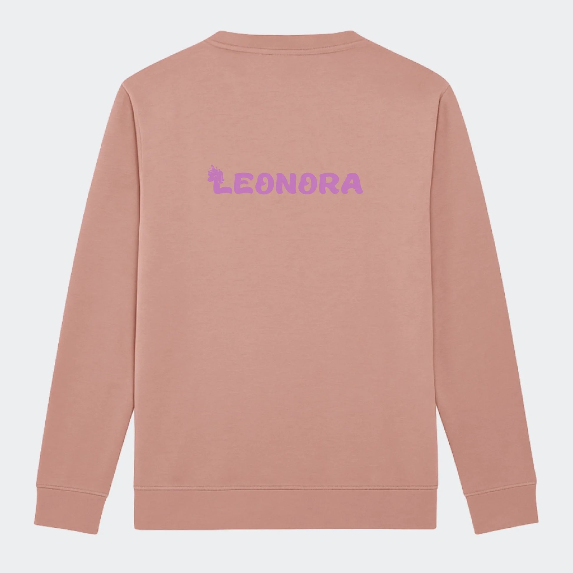 Sweatshirt til junior - Unicorn skrift Customizer TeeInBlue