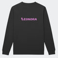 Sweatshirt til junior - Unicorn skrift Customizer TeeInBlue