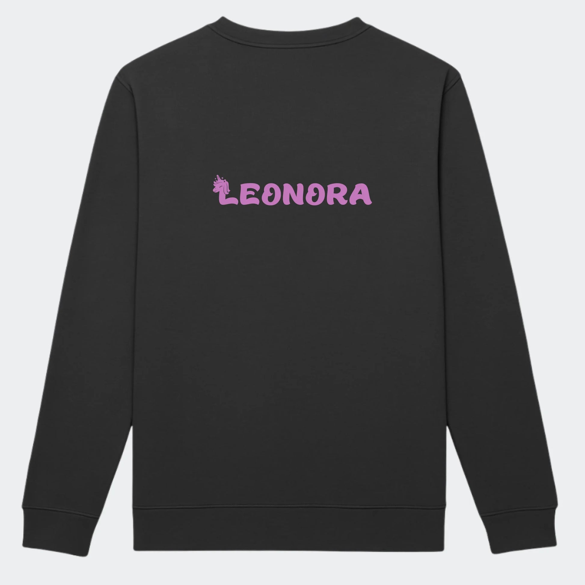 Sweatshirt til junior - Unicorn skrift Customizer TeeInBlue