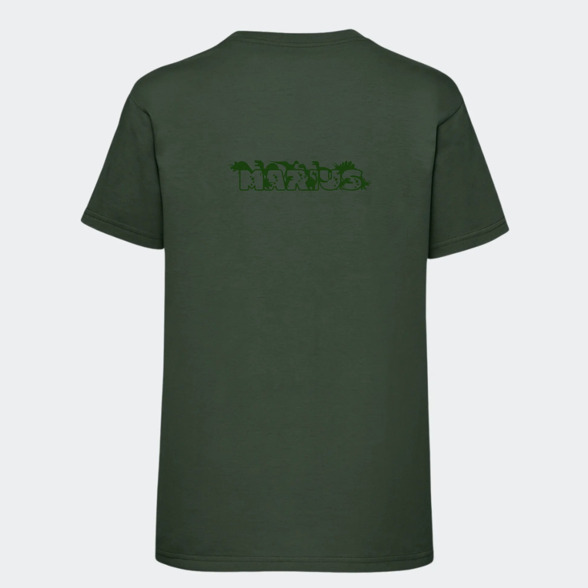 T-shirt til børn - Dino skrift Customizer TeeInBlue