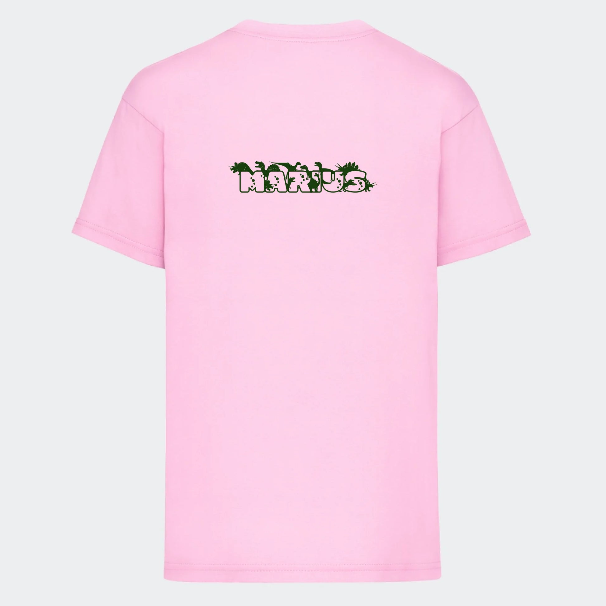 T-shirt til børn - Dino skrift Customizer TeeInBlue