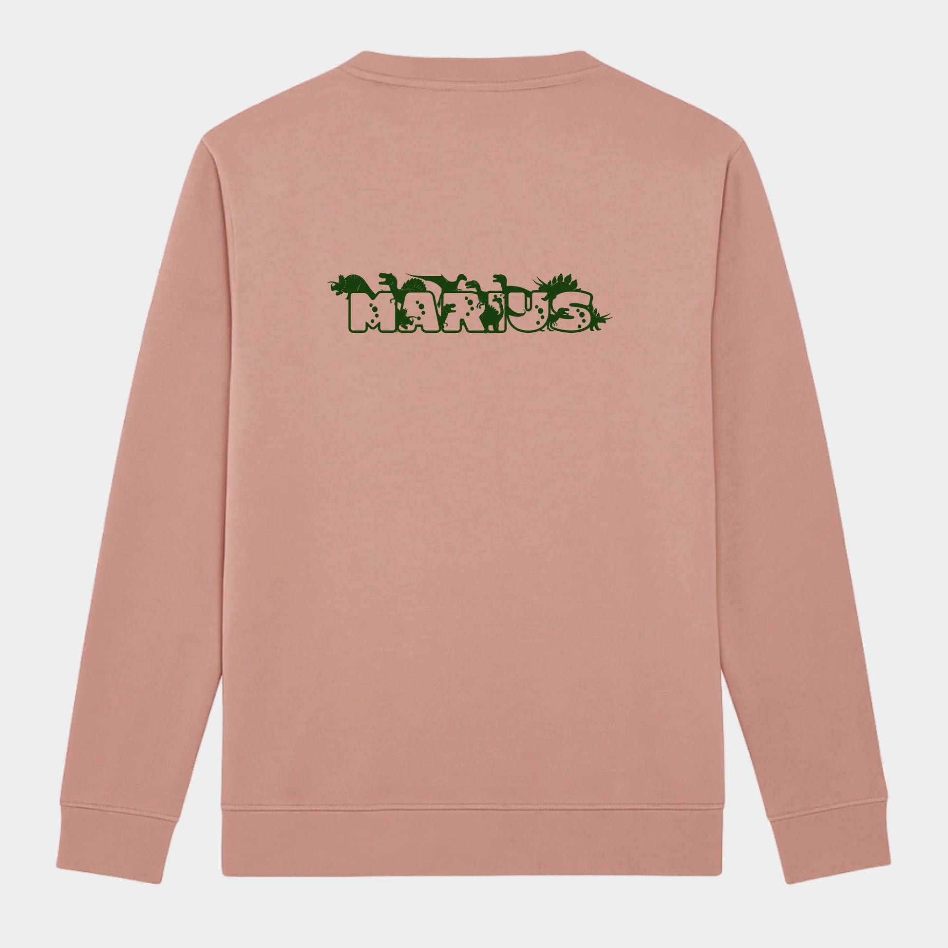 Sweatshirt til junior - Dino skrift Customizer TeeInBlue