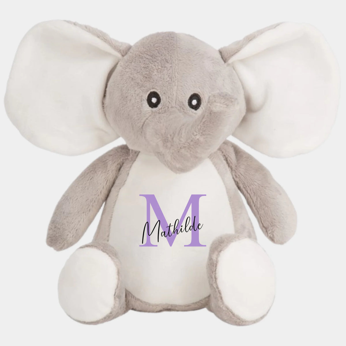 Navnebamser – Elefant med Barnets Navn