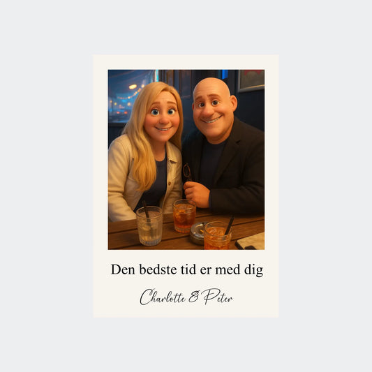 Plakat Ai genereret Pixar – Upload eget billede, Uden ramme