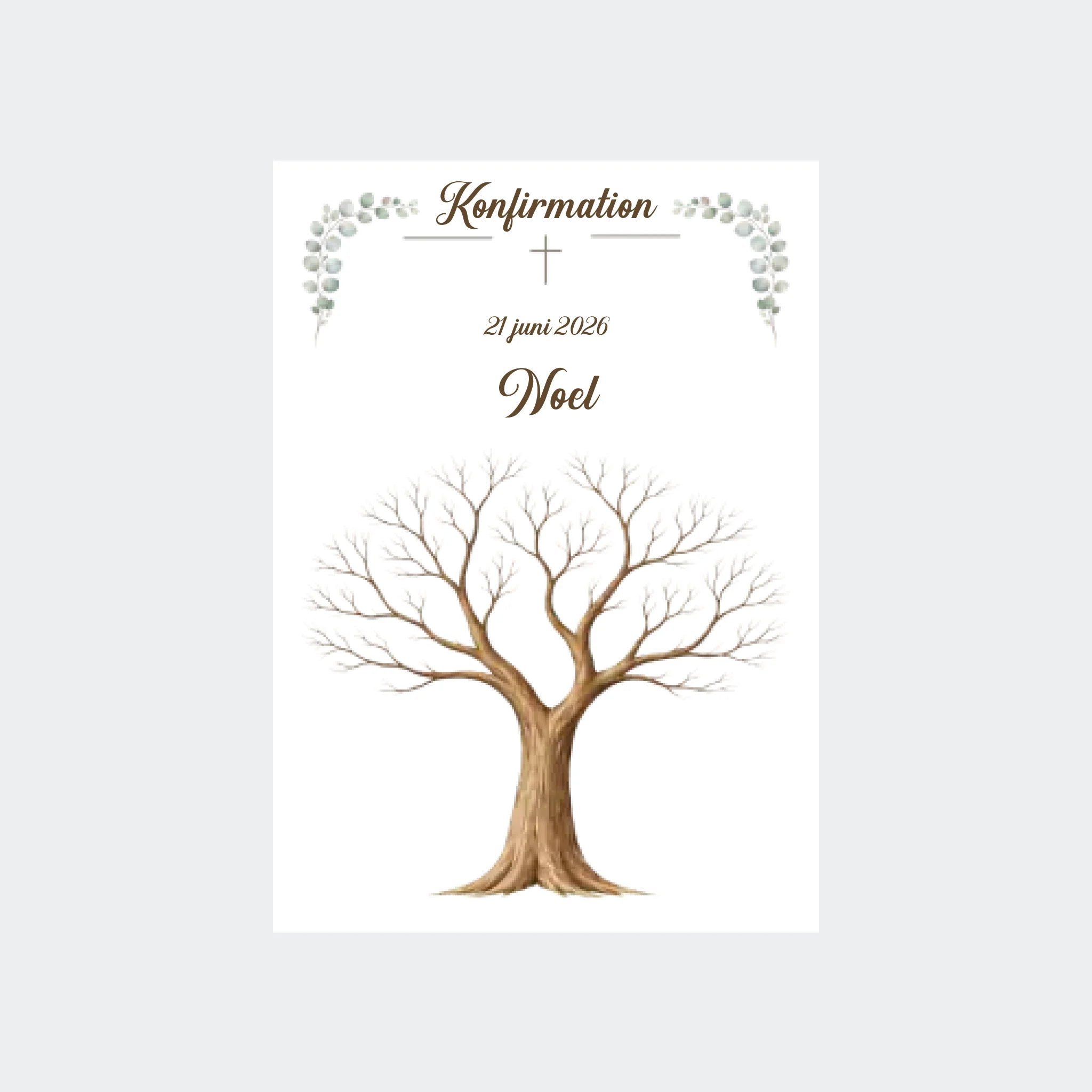 Fingeraftryk – Plakat, Uden ramme