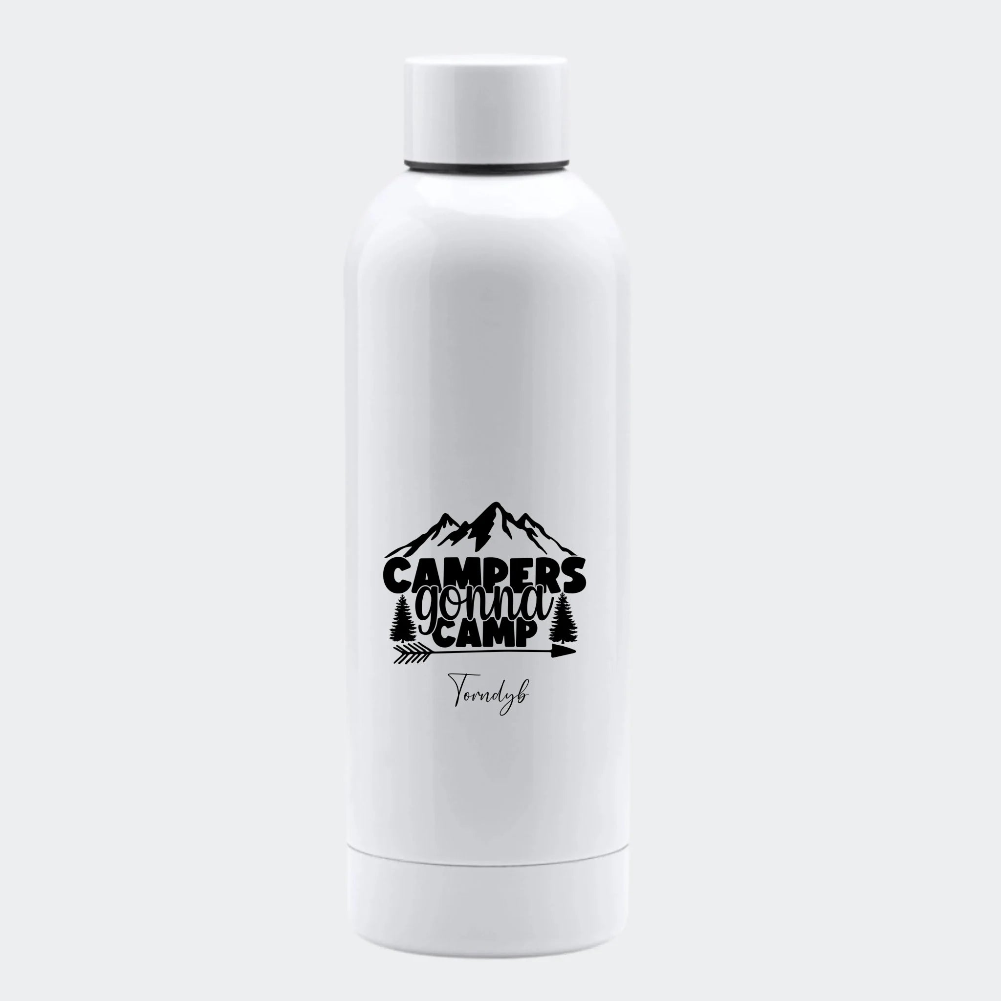 Hvid aluminium flaske 3, 500 ml