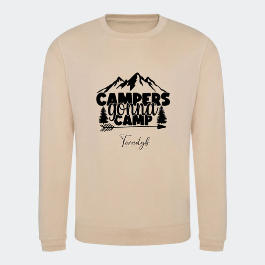 Sweatshirts Camping 3, nude, set forfra