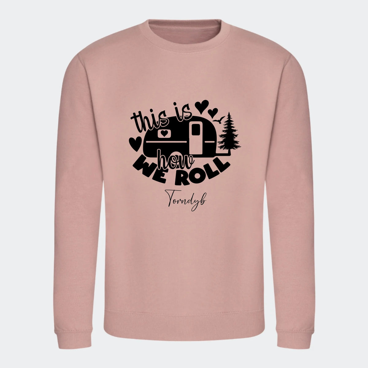 dusty pink front