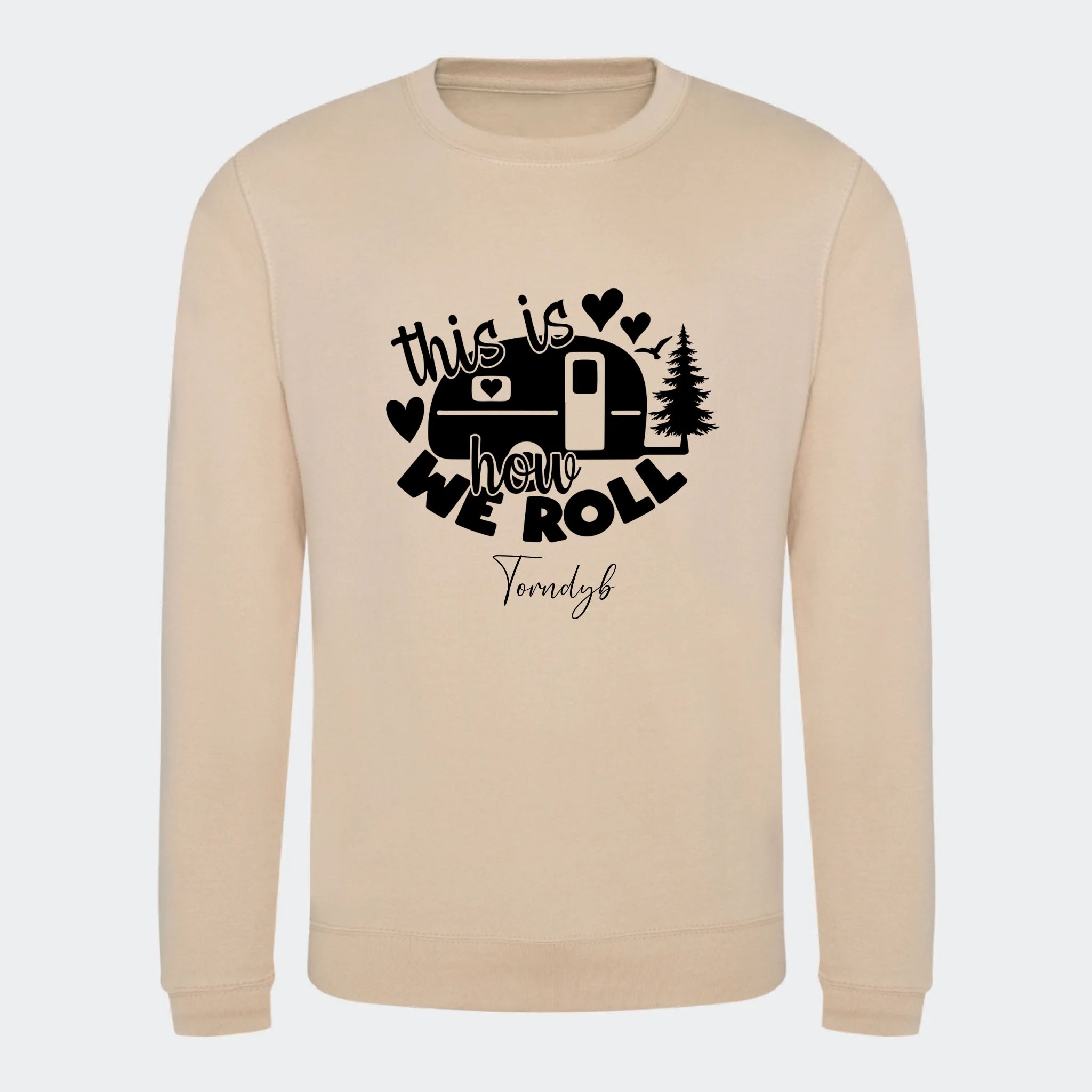 Sweatshirts Camping 2, nude, set forfra