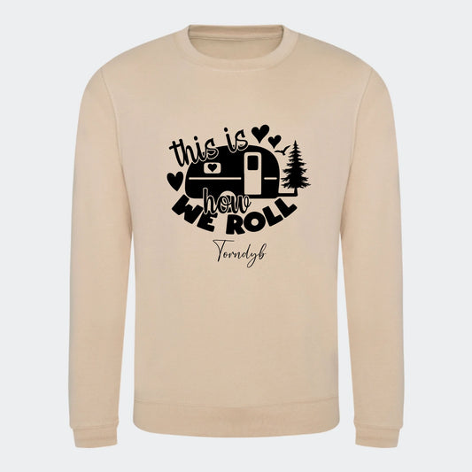 Sweatshirts Camping 2, nude, set forfra