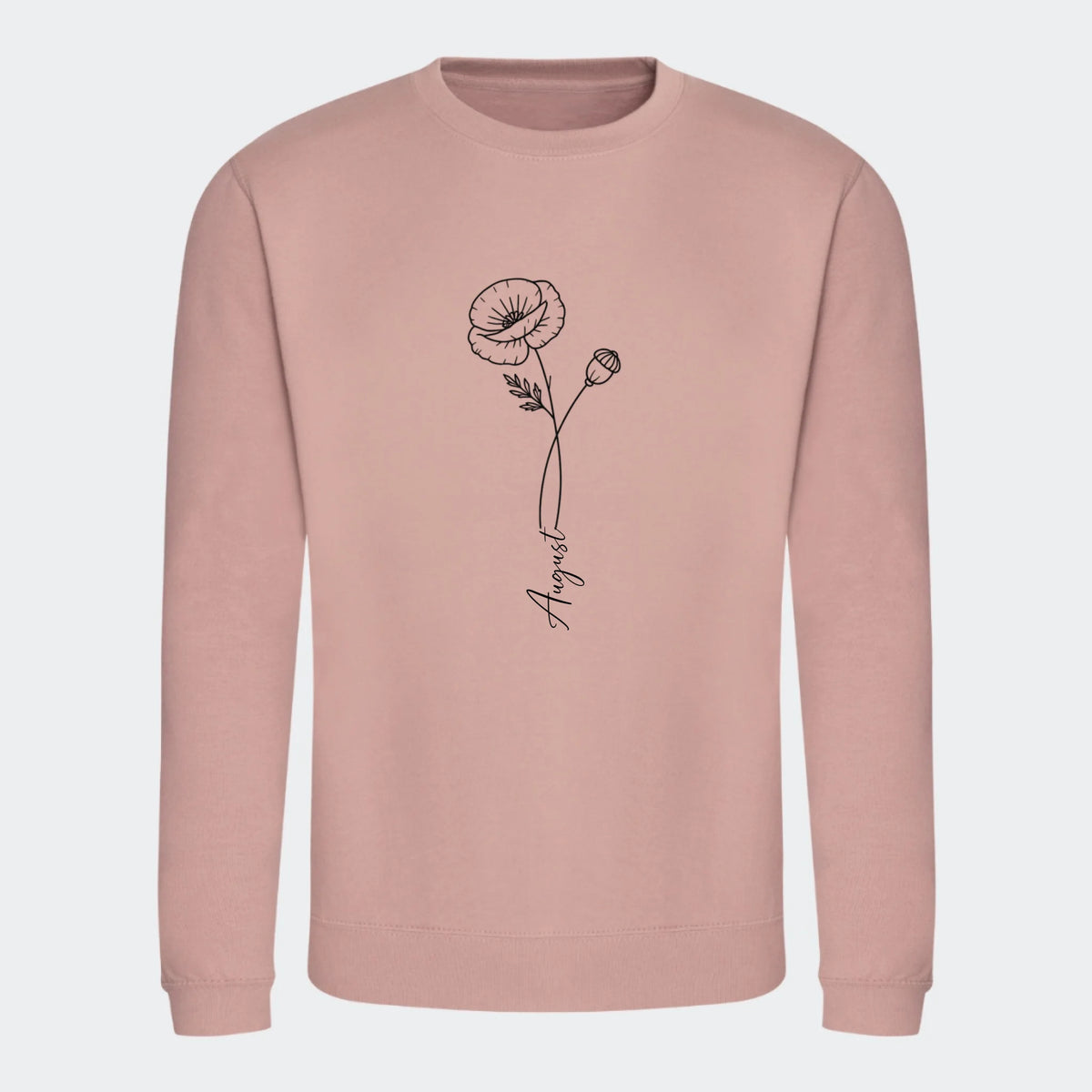 dusty pink front