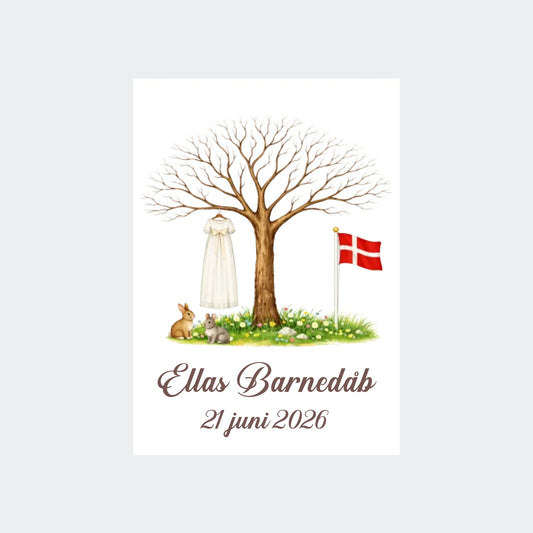 Fingeraftryks plakater – Dåb, Uden ramme