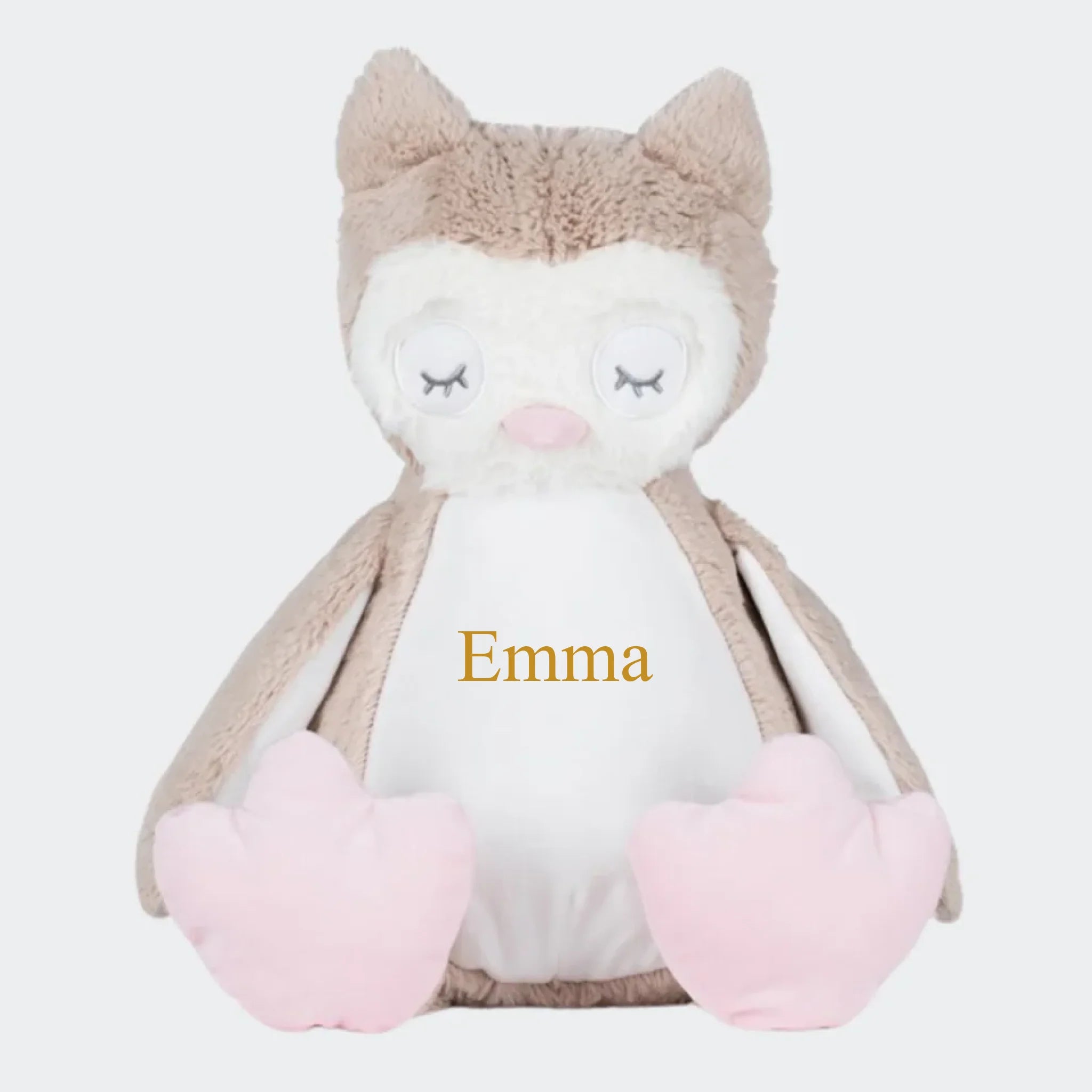 Ugle bamse med broderi