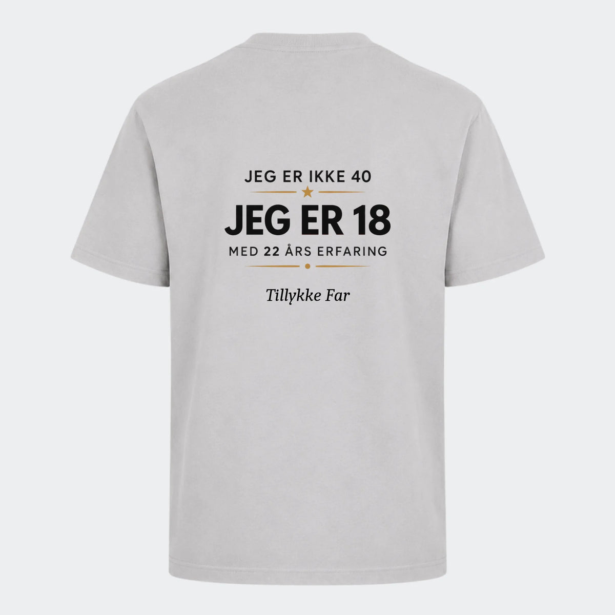 lysegrå ryg