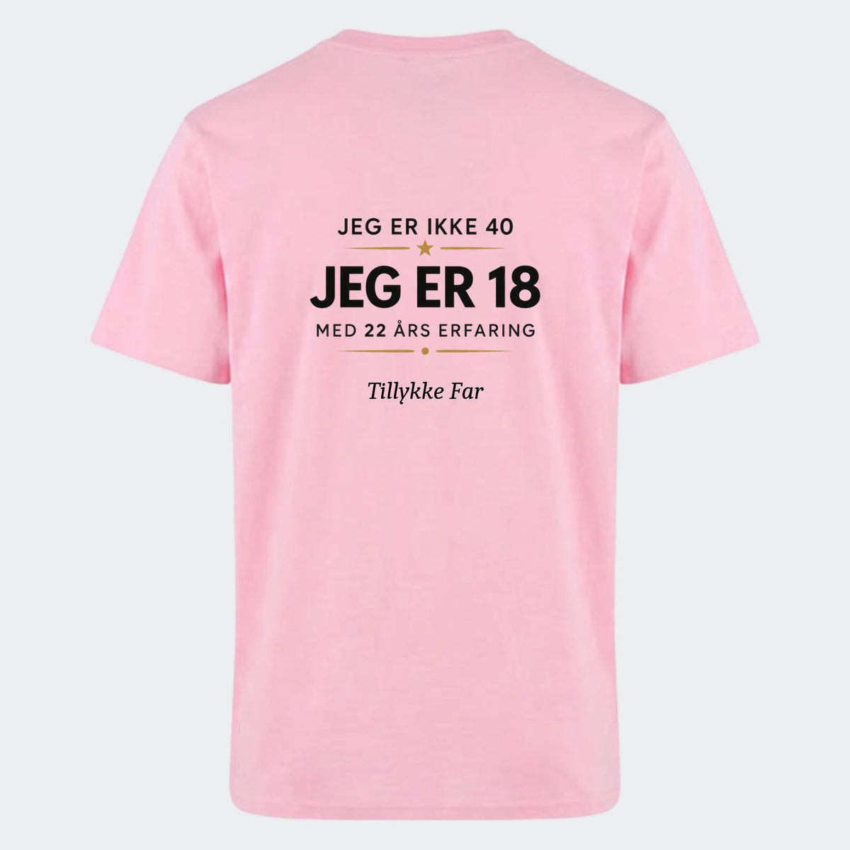lyserød ryg