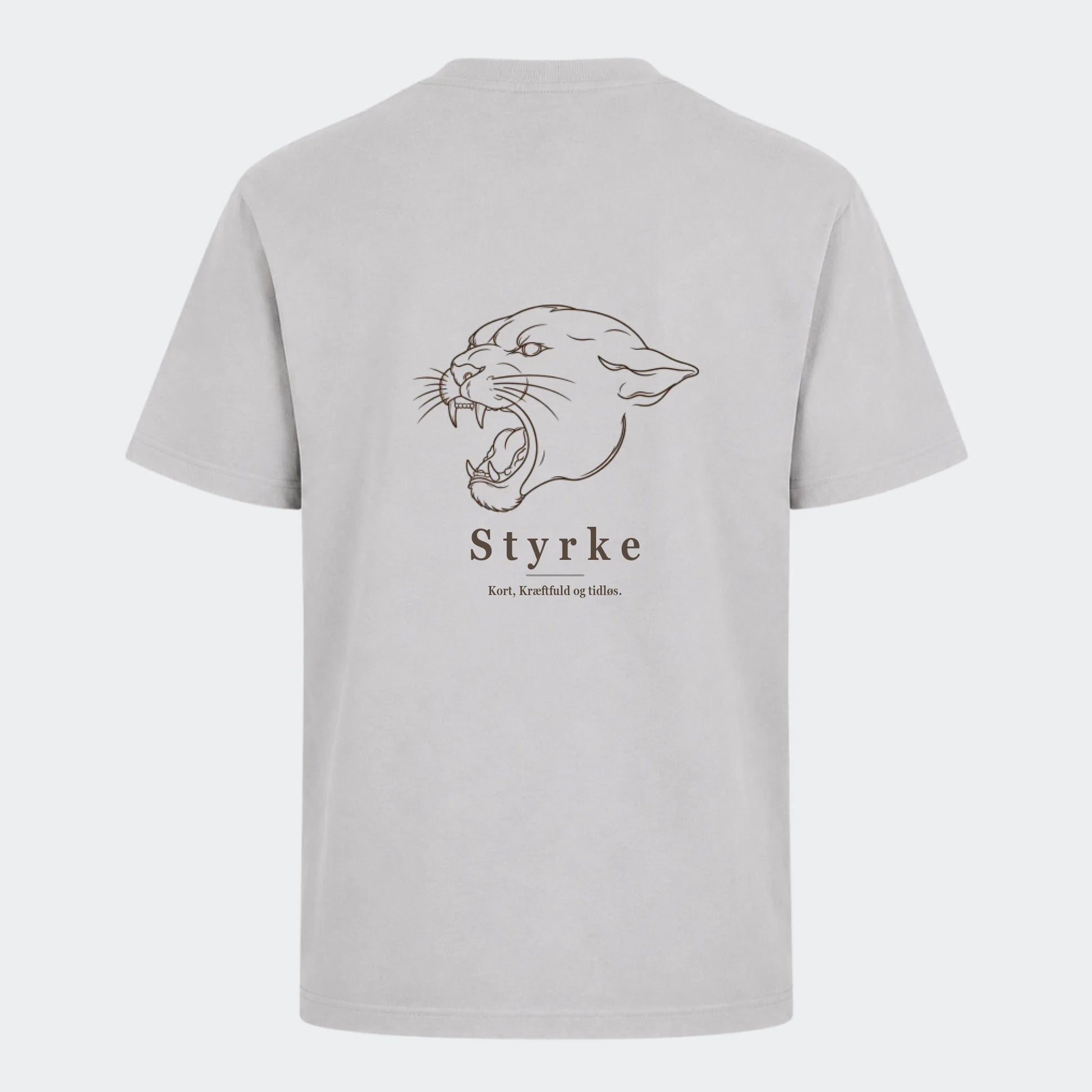 lysegrå ryg