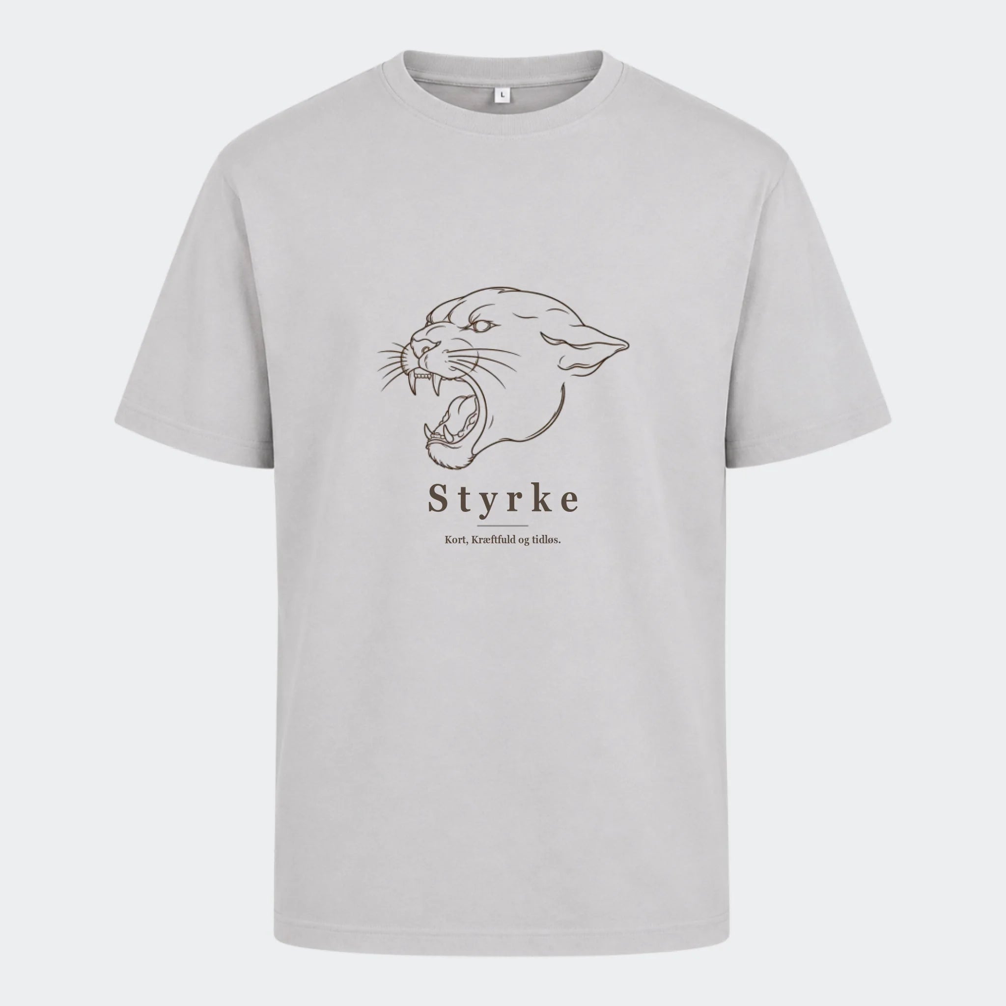 lysegrå font