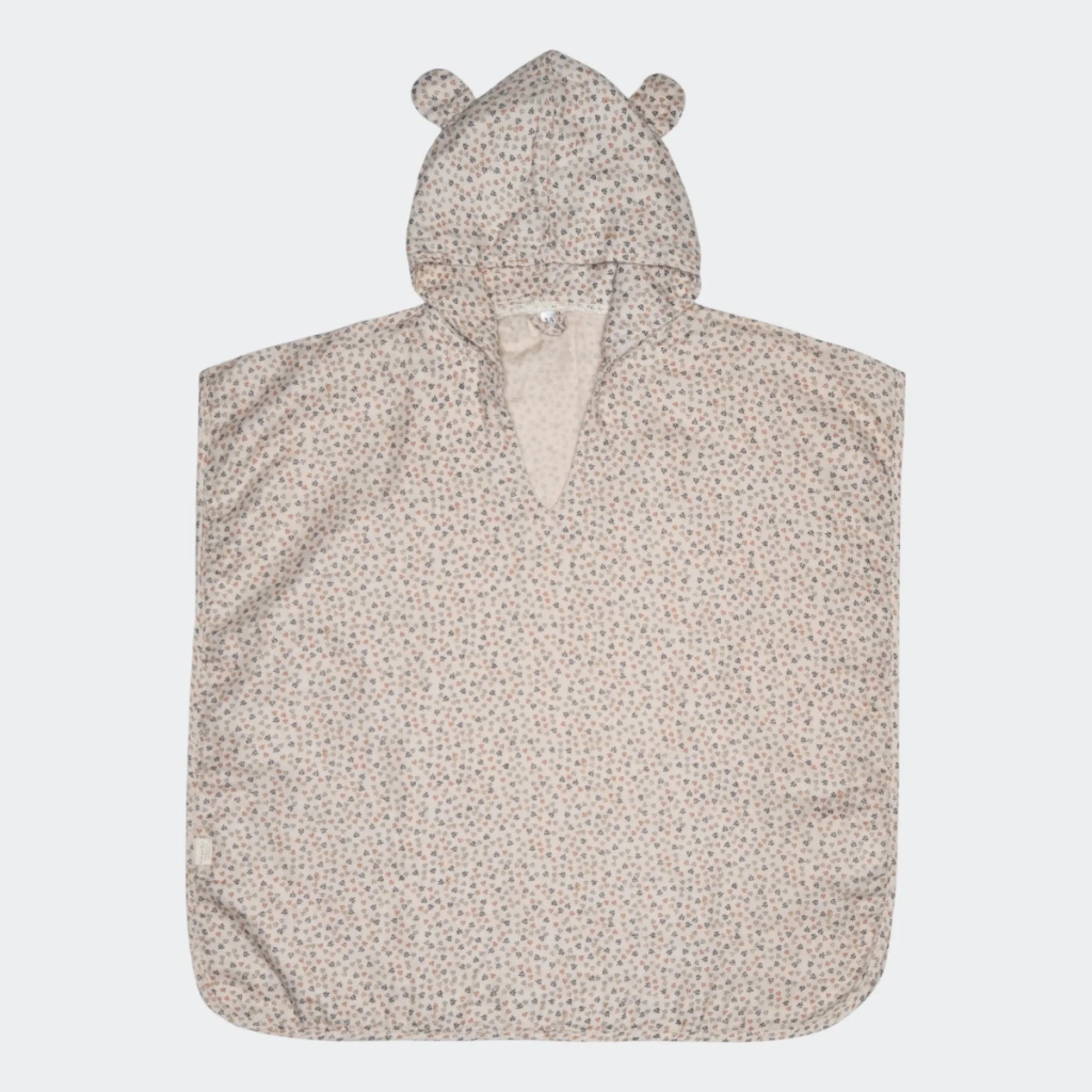 Flor musselin poncho 1/2 år, Mix leaf, 50 x 50 cm