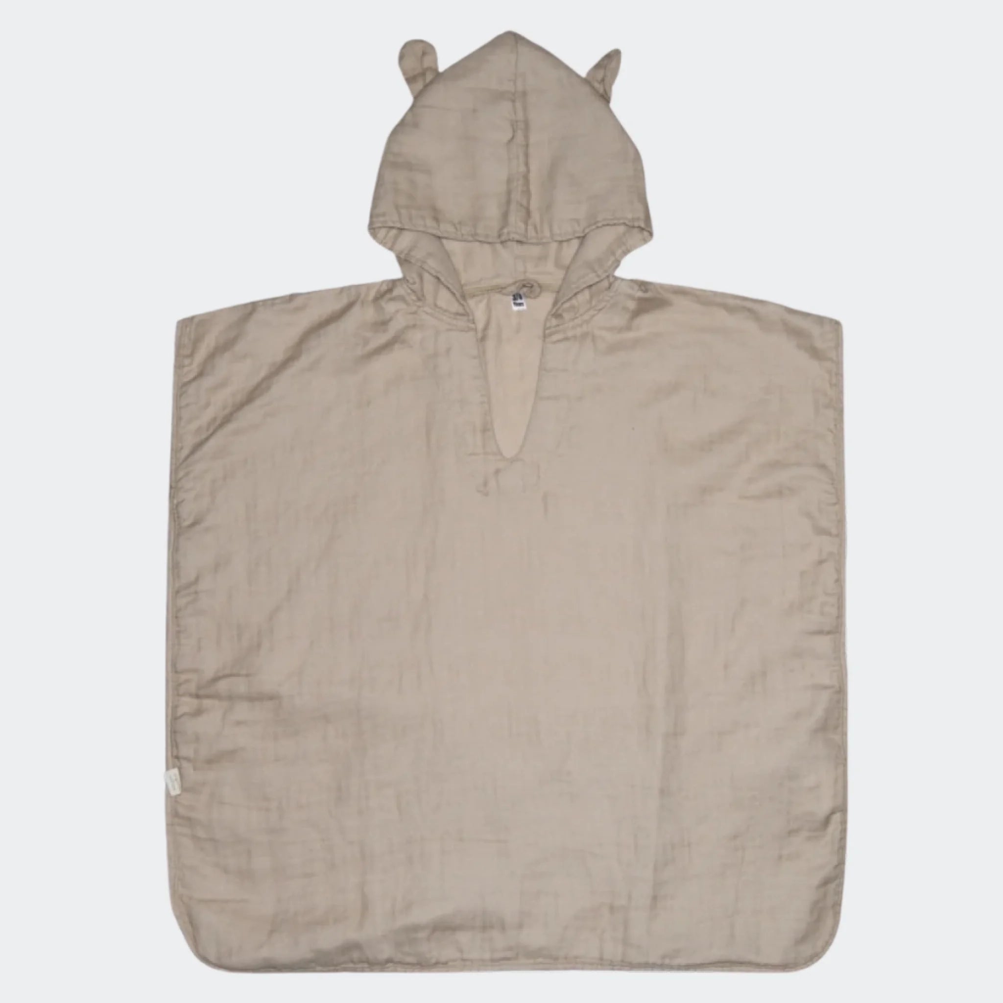 Flor musselin poncho 1/2 år, Natural, 50 x 50 cm