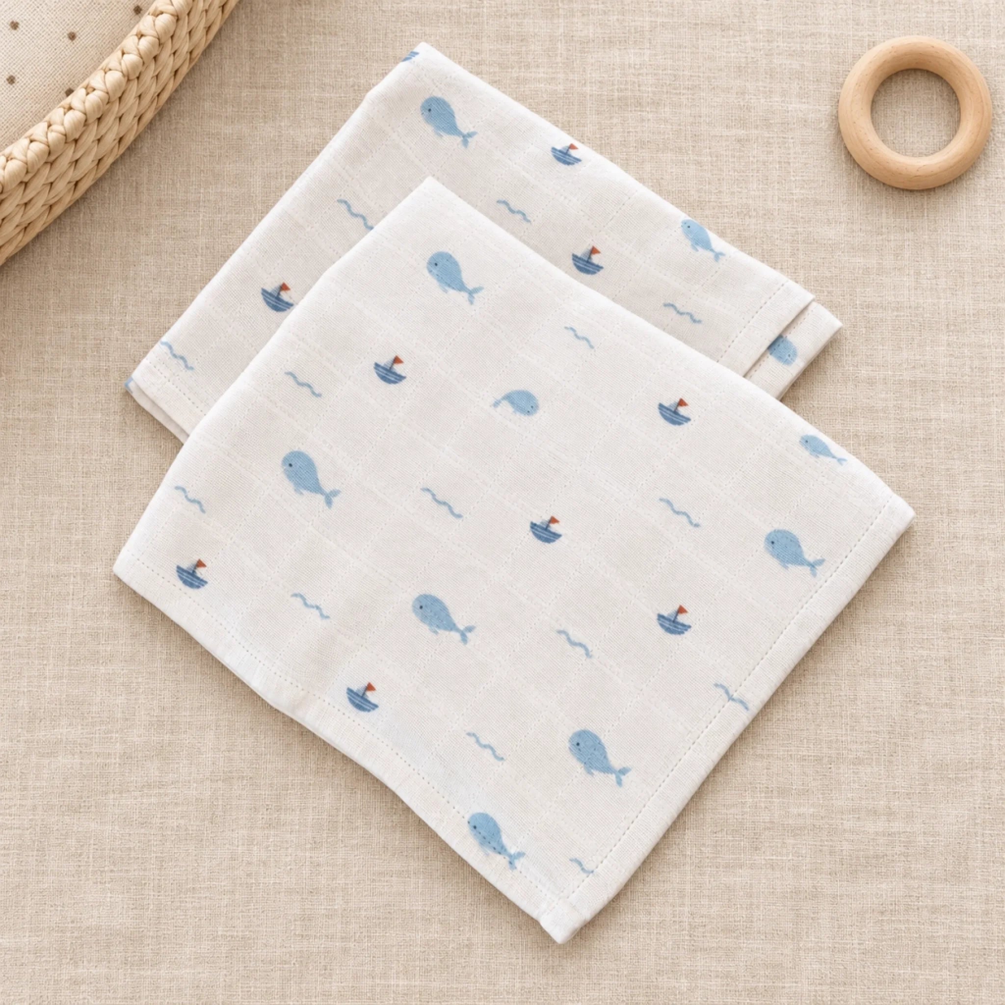 Nordisk pusleflatlay med to muslinklude-6