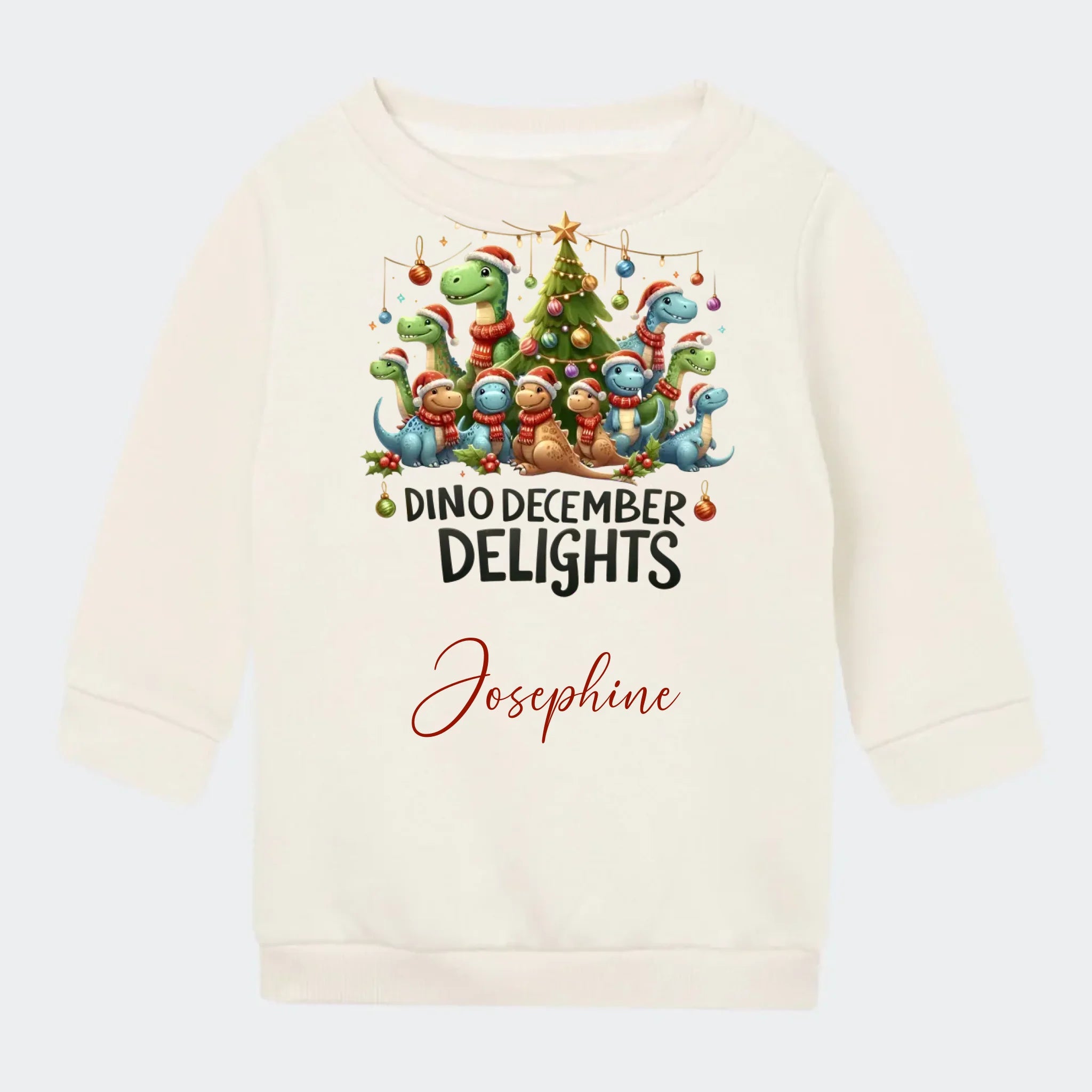 Sjove juledinosaurer med navn