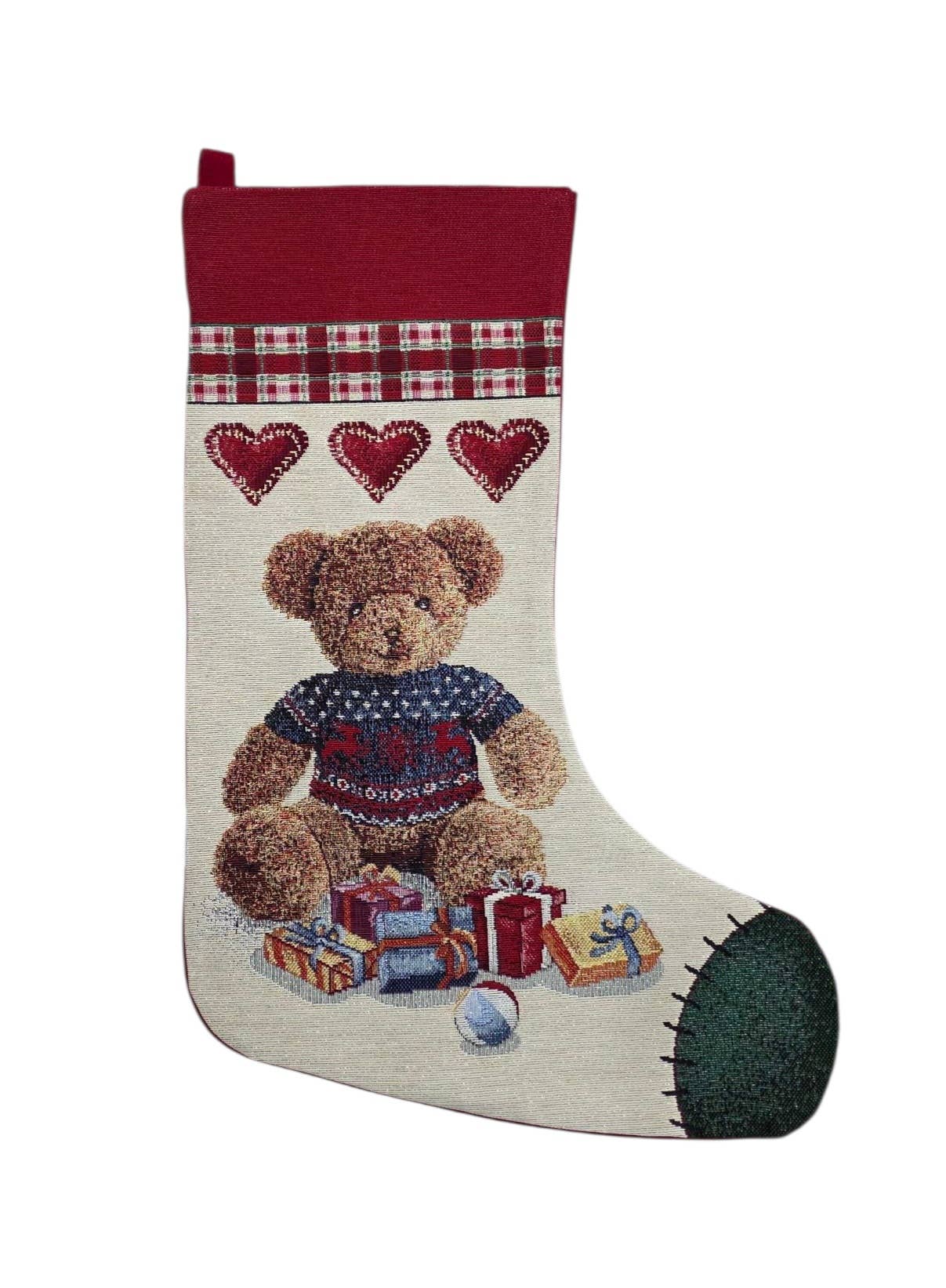 Julesok / Befana "Teddy" i Gobelin Lurex Lunaria Lab