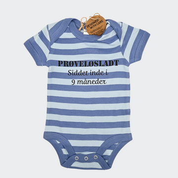 Bodystocking lyserblå og hvid – “Prøveløsladt, har siddet inde i 9 måneder” Alm produkt Min Egen Verden