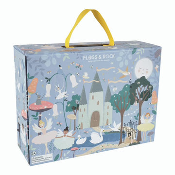 Floss & Rock 43P6363 Enchanted Play Box with Wooden Pieces Legetøj tallfortiny
