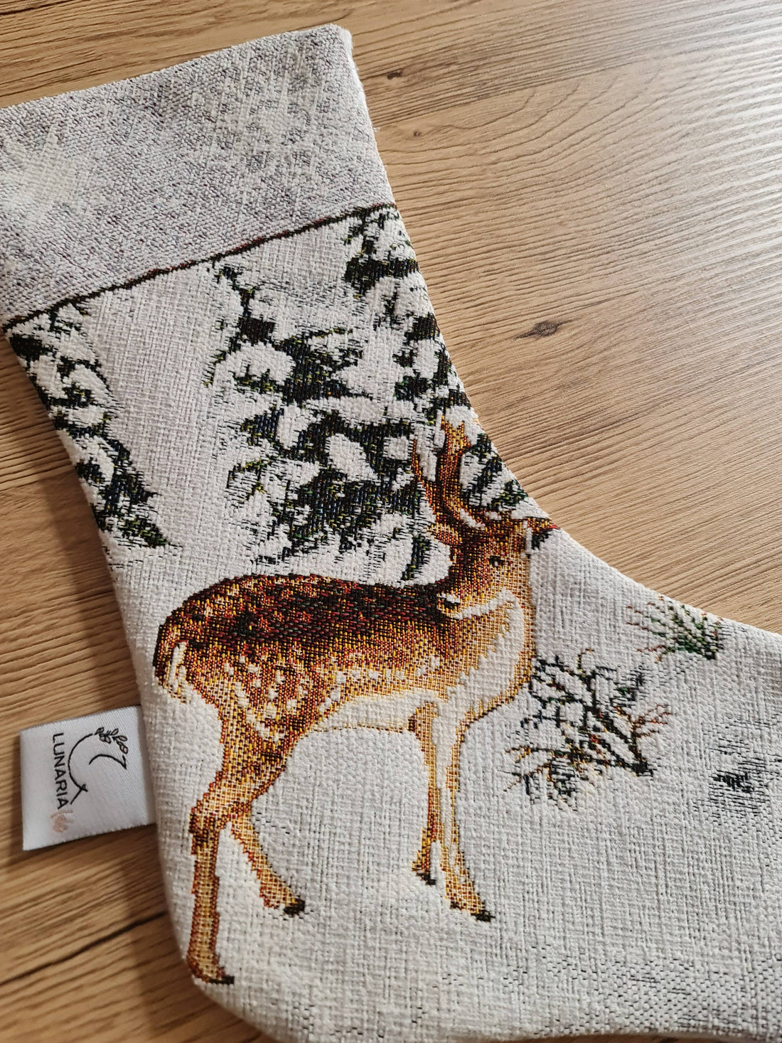 Julestrømpe / Befana i Gobelin Mikrofiber Lunaria Lab