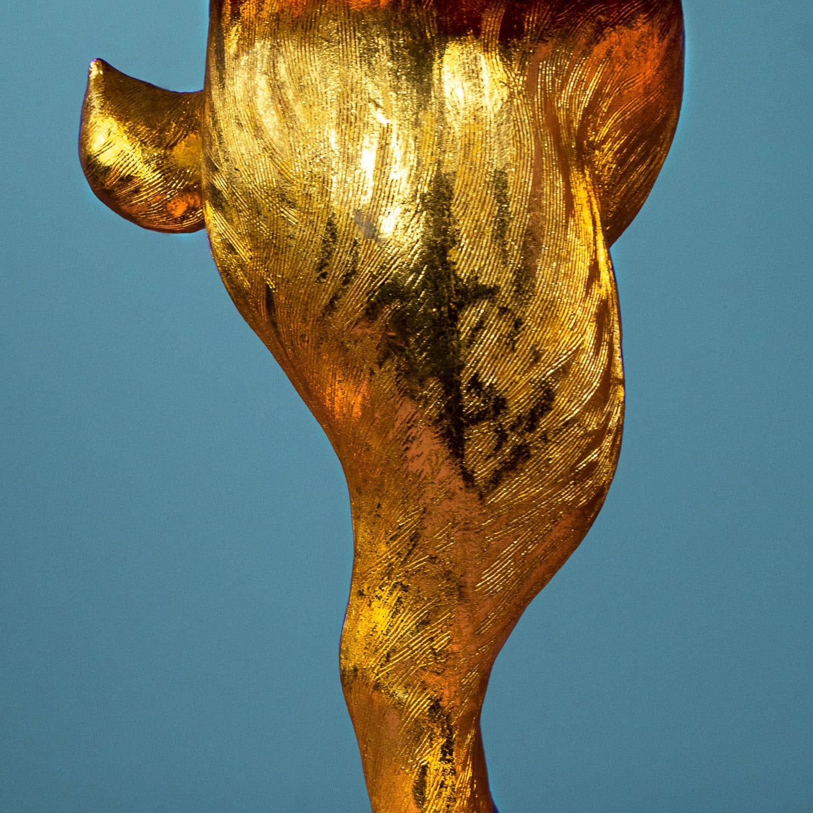 Bordlampe Hiding Bunny®, Guld/Sort, 24 x 24 x 74 cm