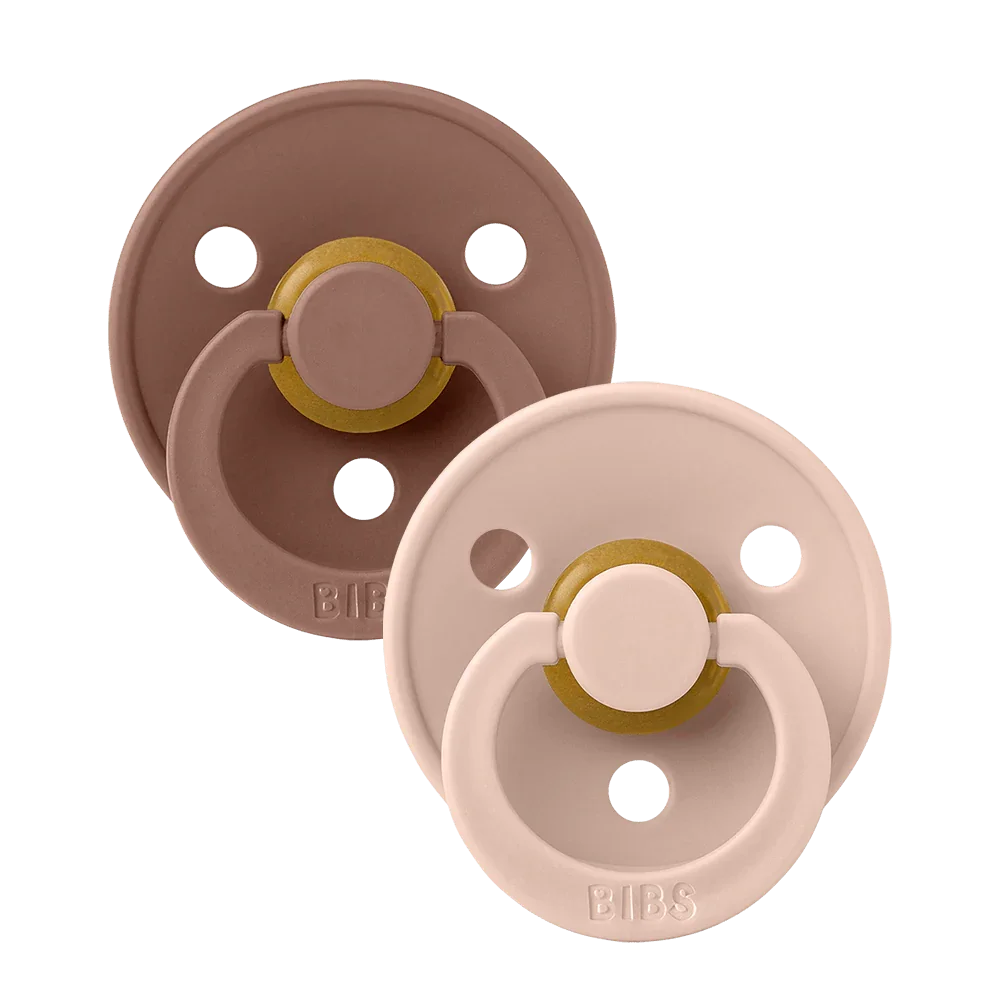 BIBS Colour Sutter 2-Pak - Woodchuck/Blush str 3 Sutter BIBS