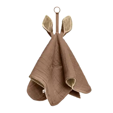 BIBS Kænguru nusseklud - Mørkebrun Alm produkt BIBS