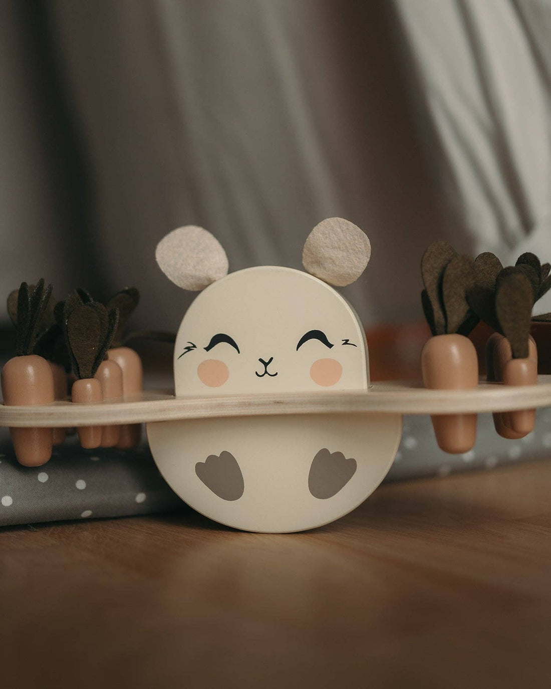 Bunny Balance Puslespil – Montessori trælegetøj til børn fra 3 år