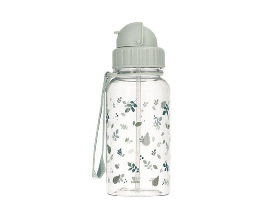 Tutete Tritan drikkeflaske med blade og salvie design, 500 ml kapacitet