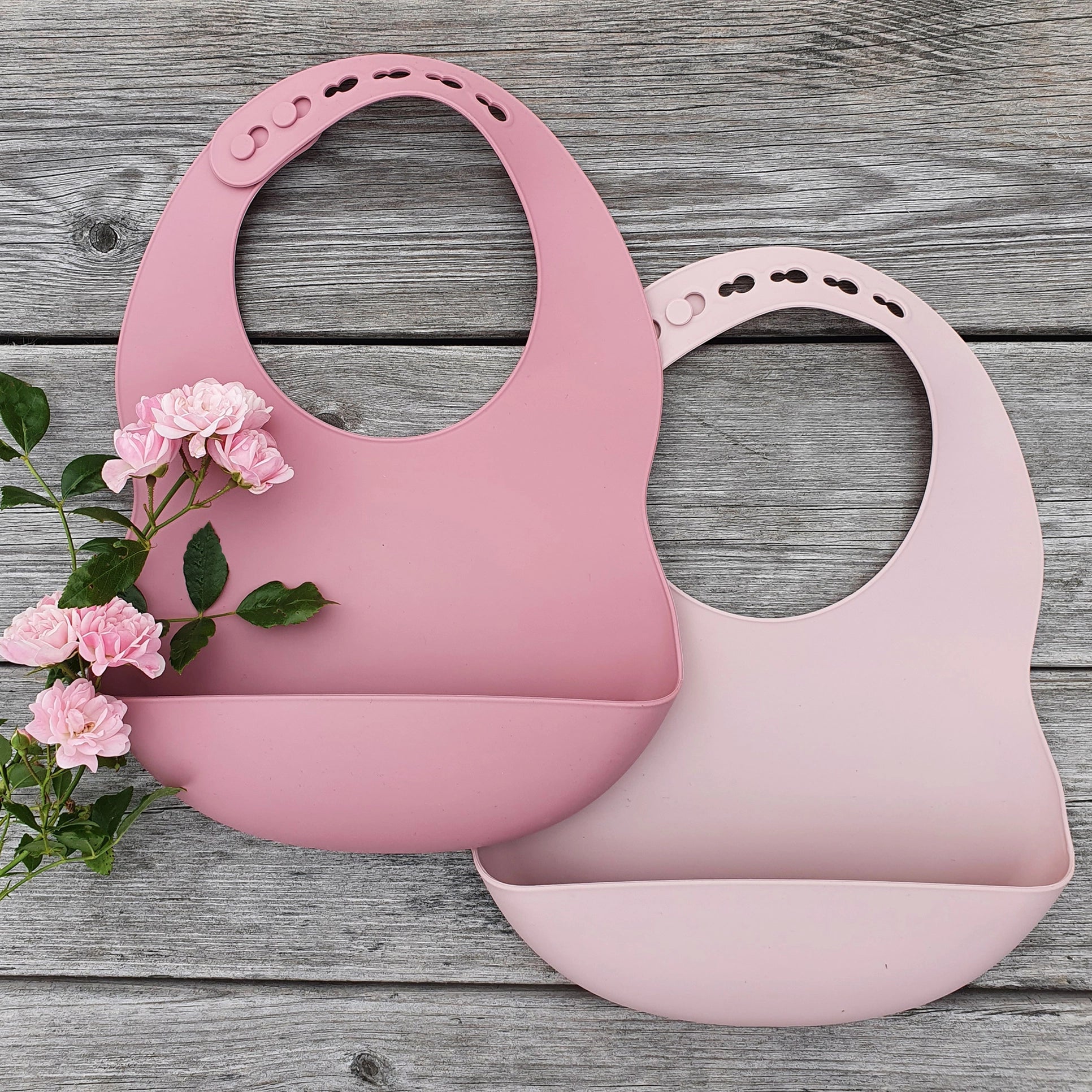 Savlesmæk Silikone 2-pak Rosa-Lilla