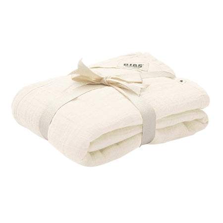 Svøb 120 x 120 cm – Ivory med/uden navn fra BIBS