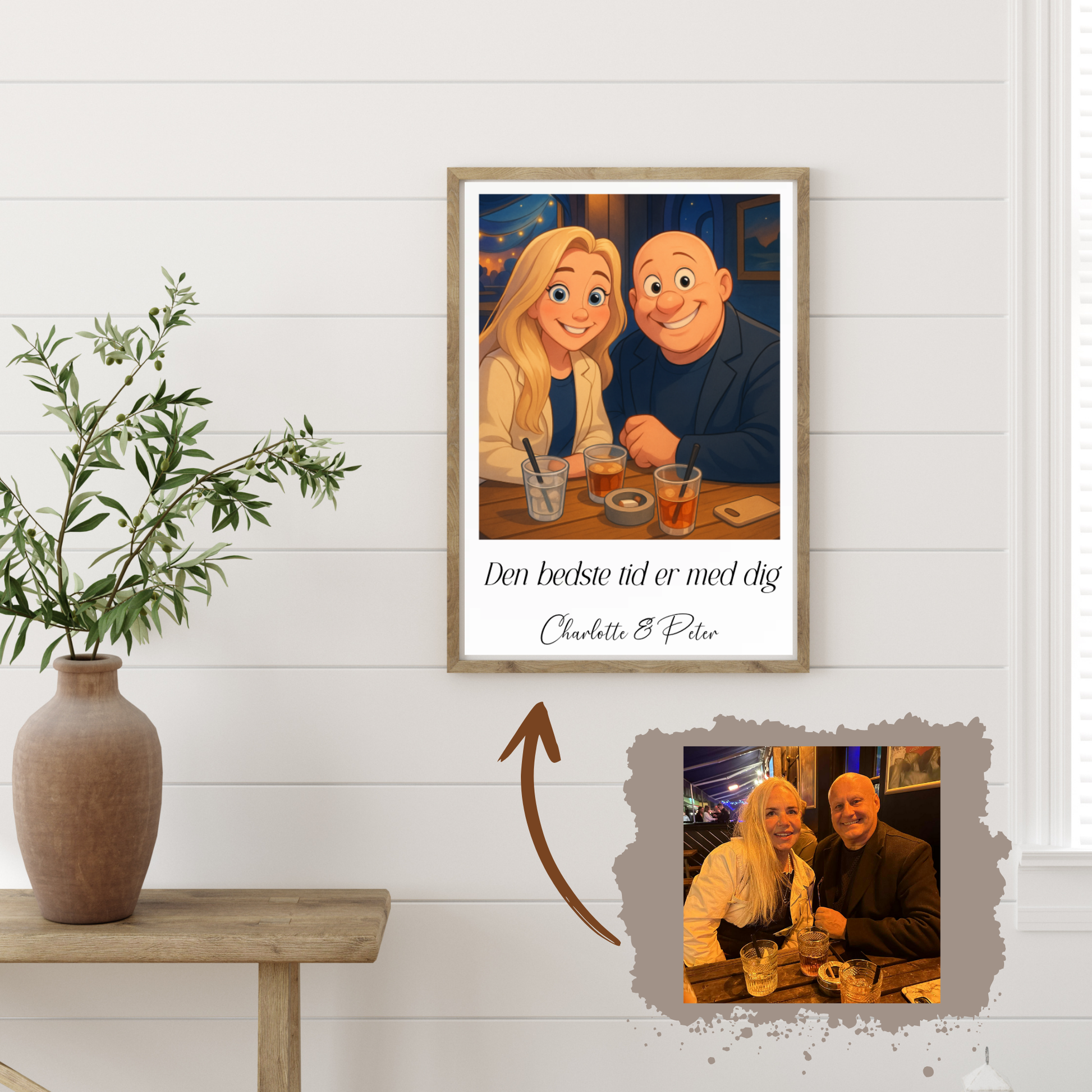 Plakat Ai genereret Disney - Upload eget billede Customizer TeeInBlue