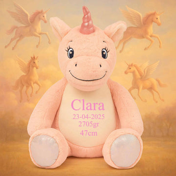 Enhjørning bamse med navn Customizer Min Egen Verden.dk