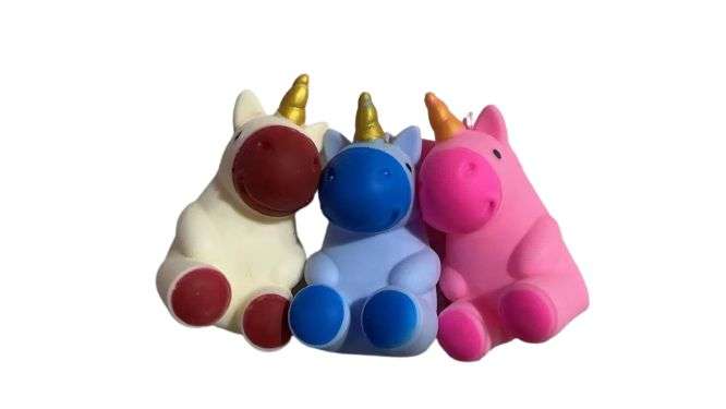 Mini | Enhjørning squeeze, 3 farver