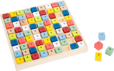 Farverig Sudoku "Educate" | Pædagogisk legetøj | 100% Fsc 